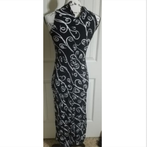 All That Jazz Black White Vintage Dress - Picture 3 of 3